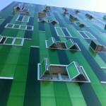 Edificios singulares de viviendas en el Ensanche de Vallecas, Madrid